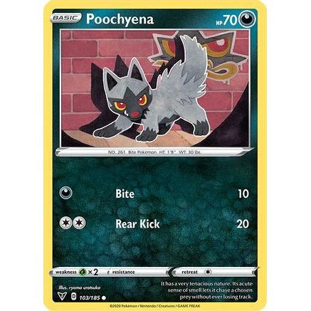 Poochyena 103/185 - SWSH04 Vivid Voltage Reverse Holofoil