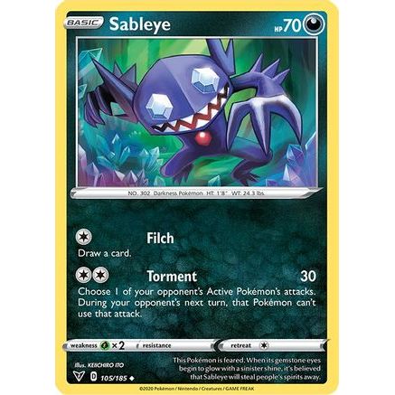 Sableye 105/185 - SWSH04 Vivid Voltage