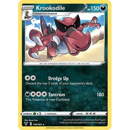 Krookodile 109/185 - SWSH04 Vivid Voltage