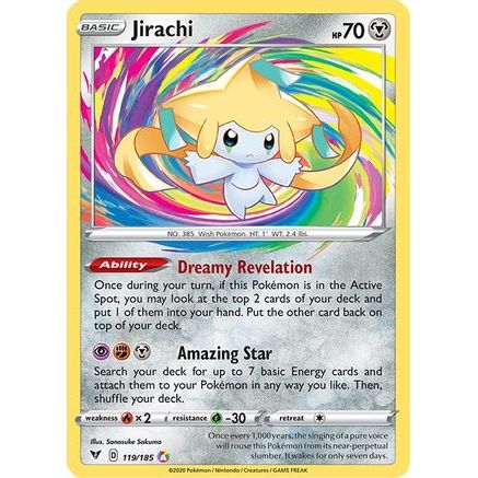 Jirachi 119/185 - SWSH04 Vivid Voltage Holofoil