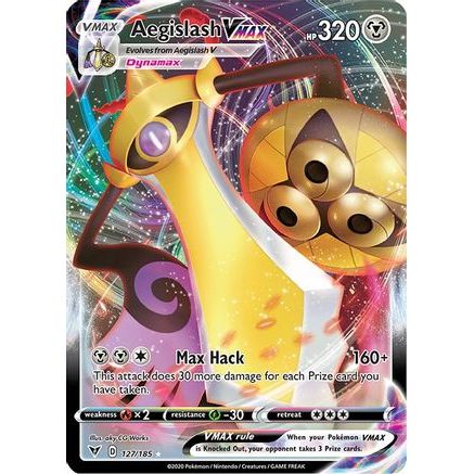 Aegislash VMAX 127/185 - SWSH04 Vivid Voltage Holofoil