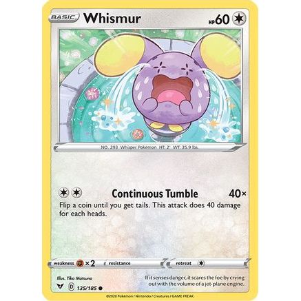 Whismur 135/185 - SWSH04 Vivid Voltage