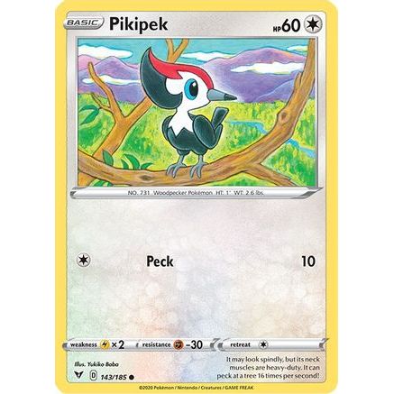 Pikipek 143/185 - SWSH04 Vivid Voltage Reverse Holofoil