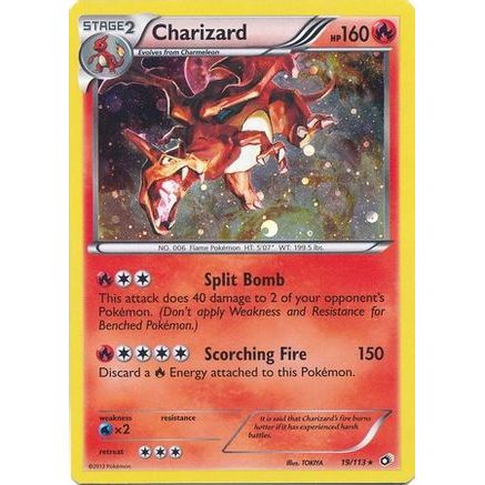 Charizard - 19/113 (Cosmos Holo) 19 - Miscellaneous Cards & Products Holofoil