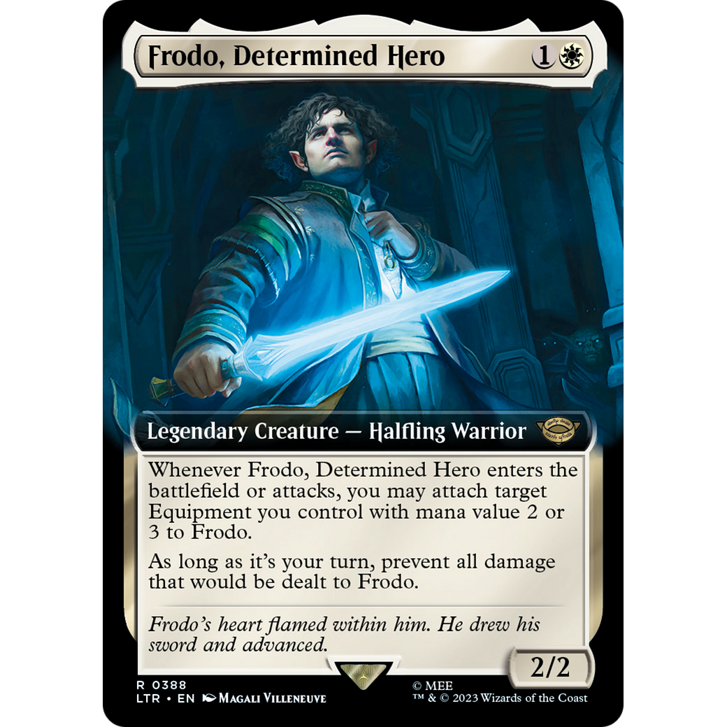 Frodo, Determined Hero (LTR-388) - The Lord of the Rings: Tales of Middle-earth: (Extended Art)