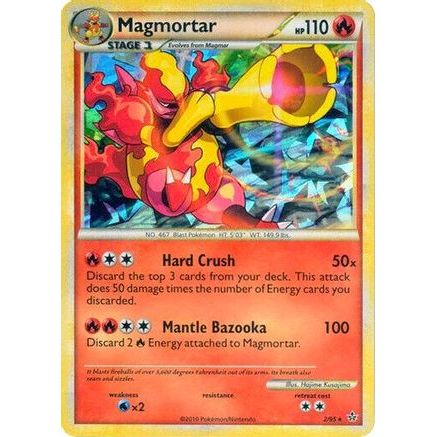 Magmortar - 2/95 (Cracked Ice Holo) 2 - Miscellaneous Cards & Products Holofoil
