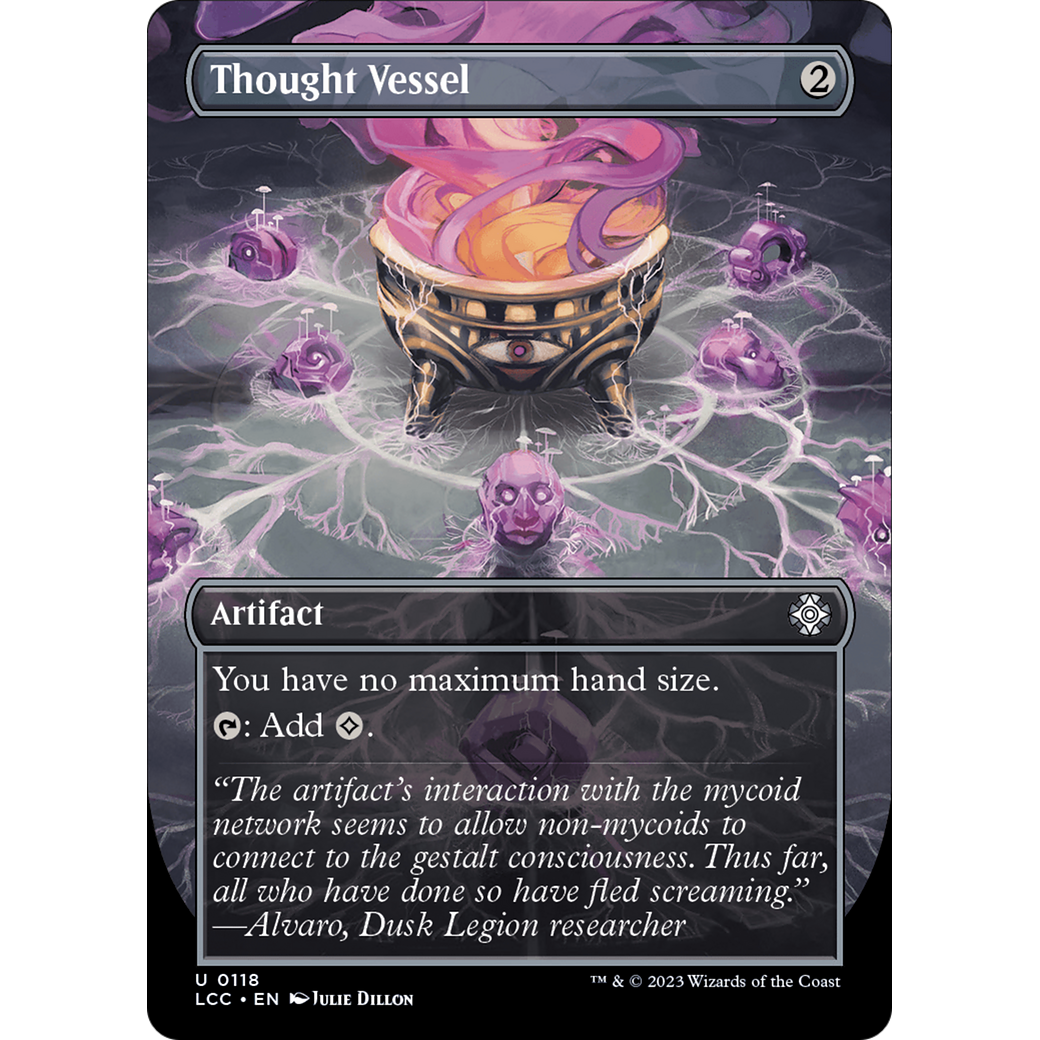 Thought Vessel (LCC-118) - The Lost Caverns of Ixalan Commander (Borderless) Foil