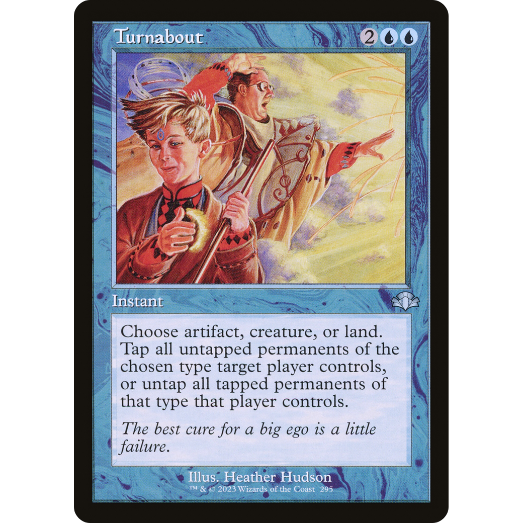 Turnabout (Retro Frame) (DMR-295) - Dominaria Remastered Foil