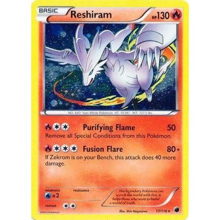Reshiram - 17/116 (Cosmos Holo) 17 - Miscellaneous Cards & Products Holofoil