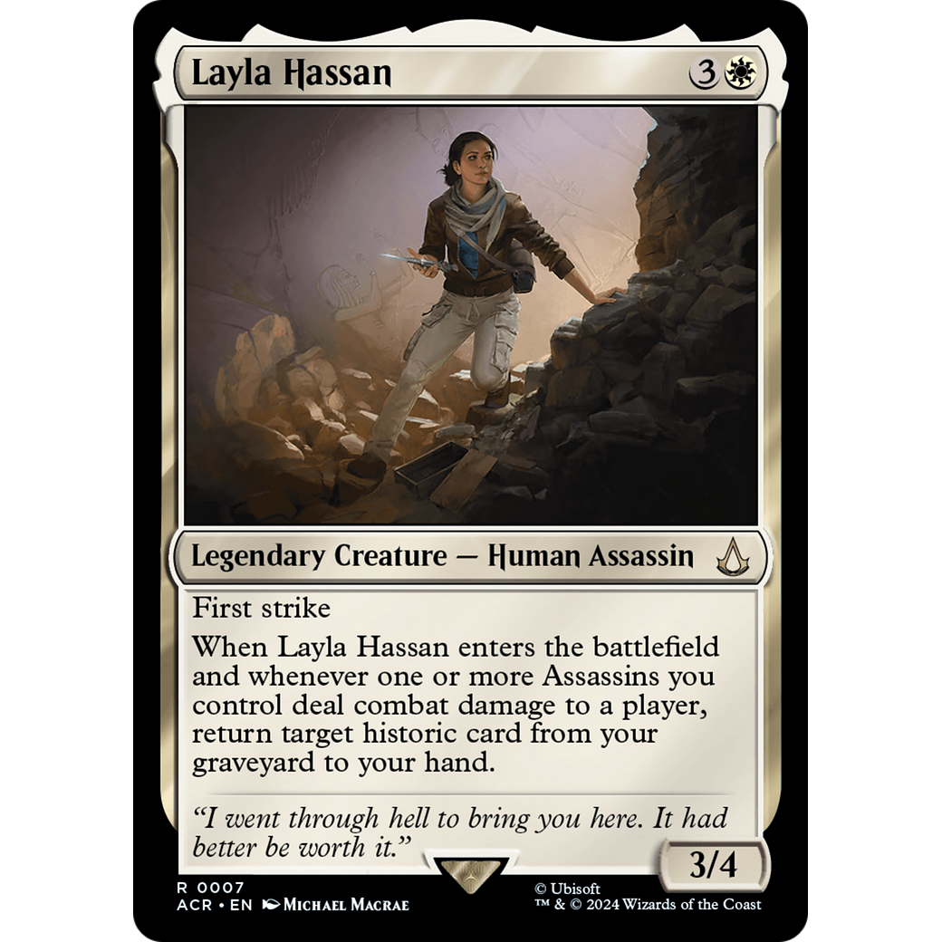 Layla Hassan (ACR-007) - Assassin's Creed Foil