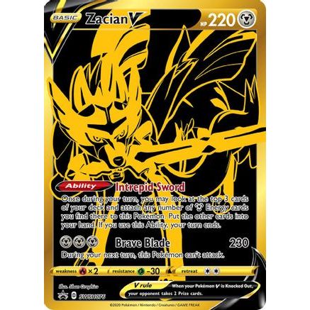 Zacian V - SWSH076 SWSH076/307 - SWSH Sword & Shield Promo Cards Holofoil