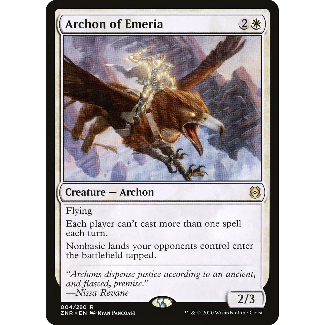 Archon of Emeria (ZNR-004) - Zendikar Rising Foil