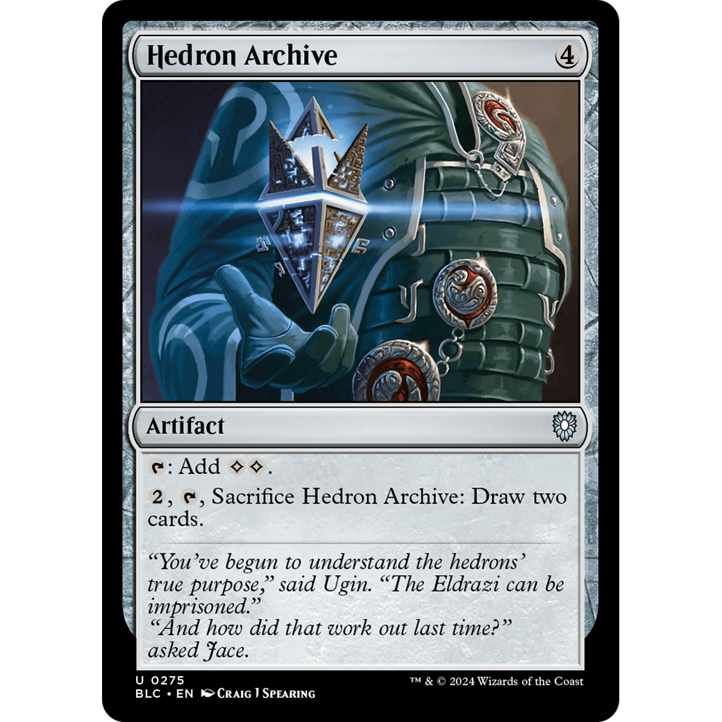 Hedron Archive (BLC-275) - Bloomburrow Commander
