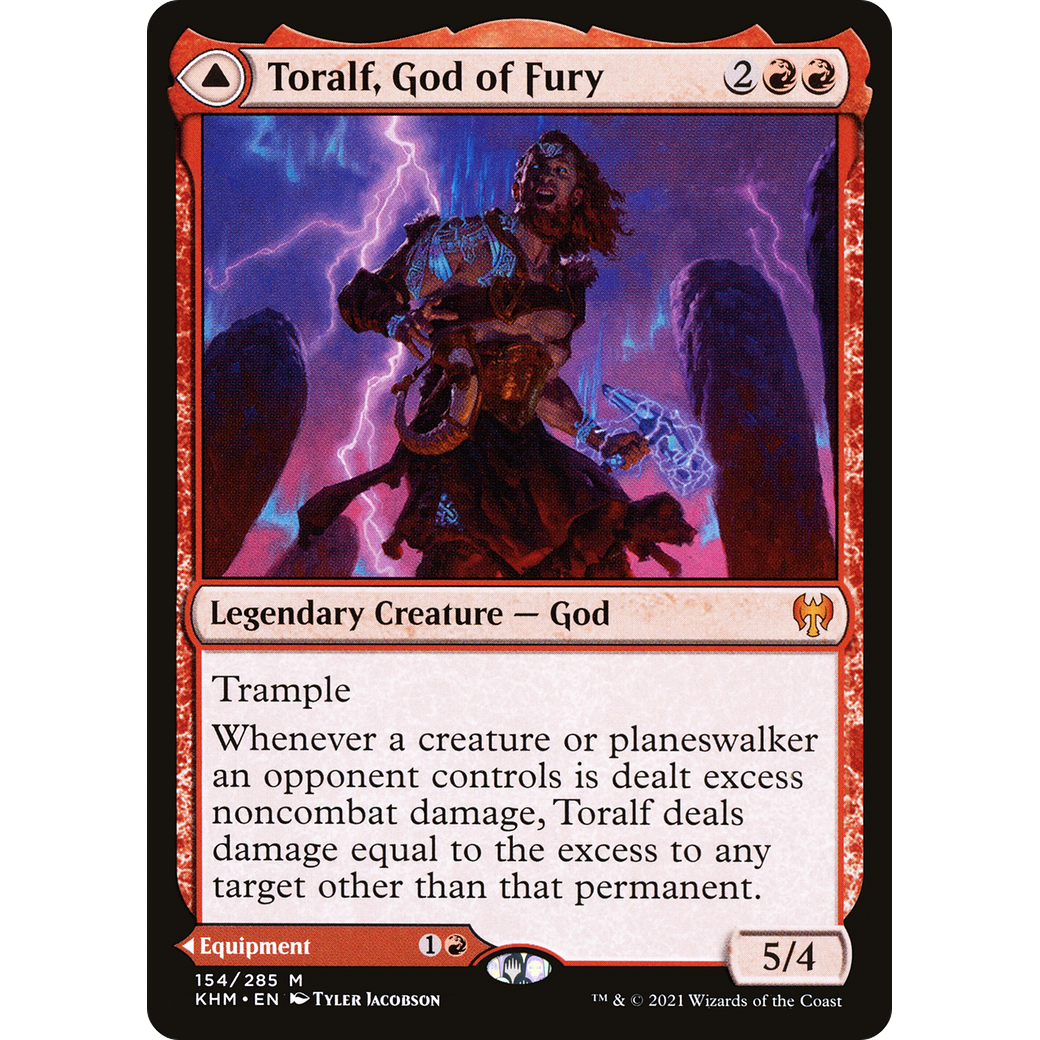 Toralf, God of Fury (KHM-154) - Kaldheim