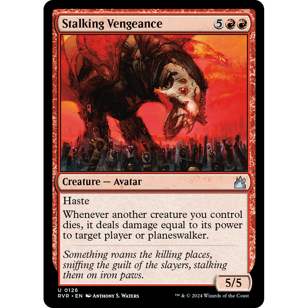 Stalking Vengeance (RVR-126) - Ravnica Remastered Foil