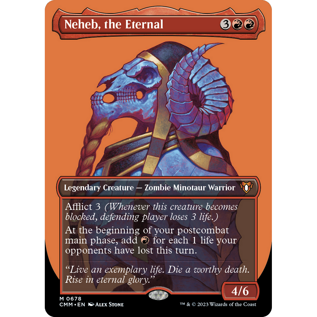 Neheb, the Eternal (CMM-678) - Commander Masters (Borderless) Foil