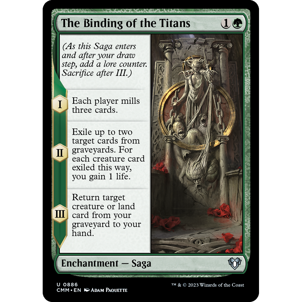 The Binding of the Titans (CMM-886) - Commander Masters
