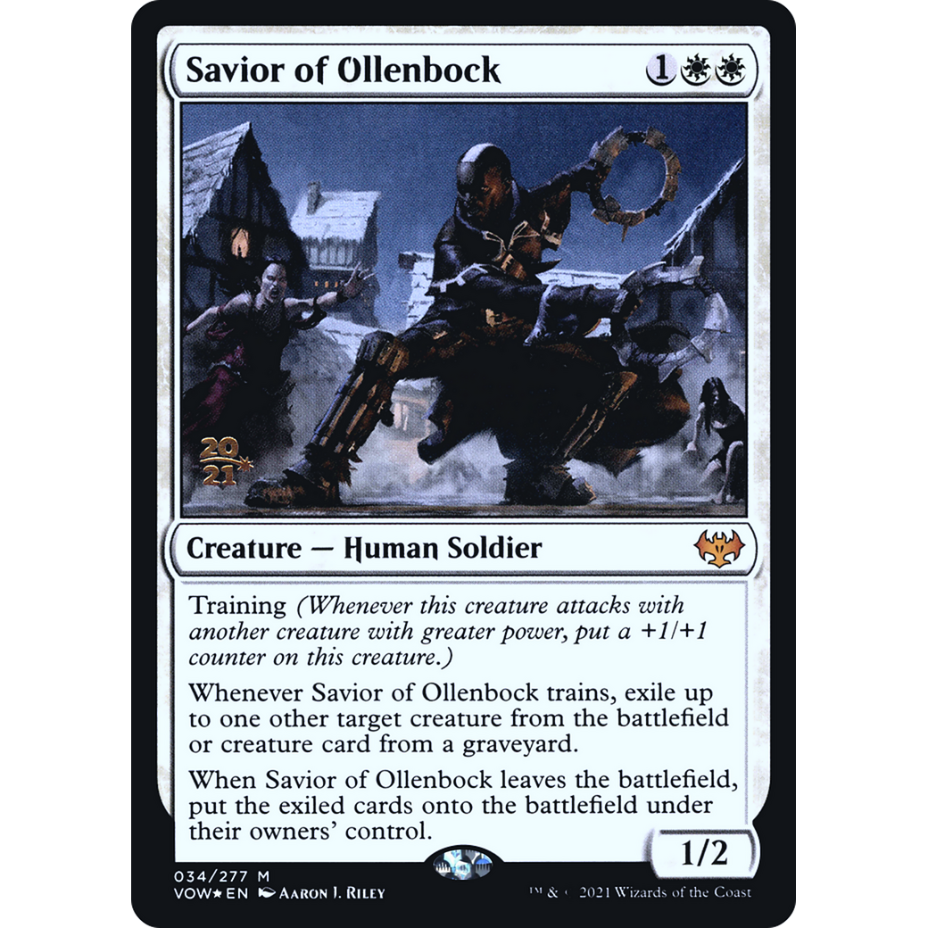 Savior of Ollenbock (PRE-034) - Innistrad: Crimson Vow Promos Foil