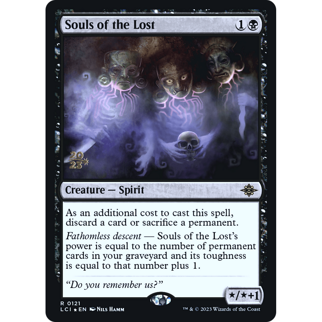 Souls of the Lost (PRE-121S) - The Lost Caverns of Ixalan Promos Foil