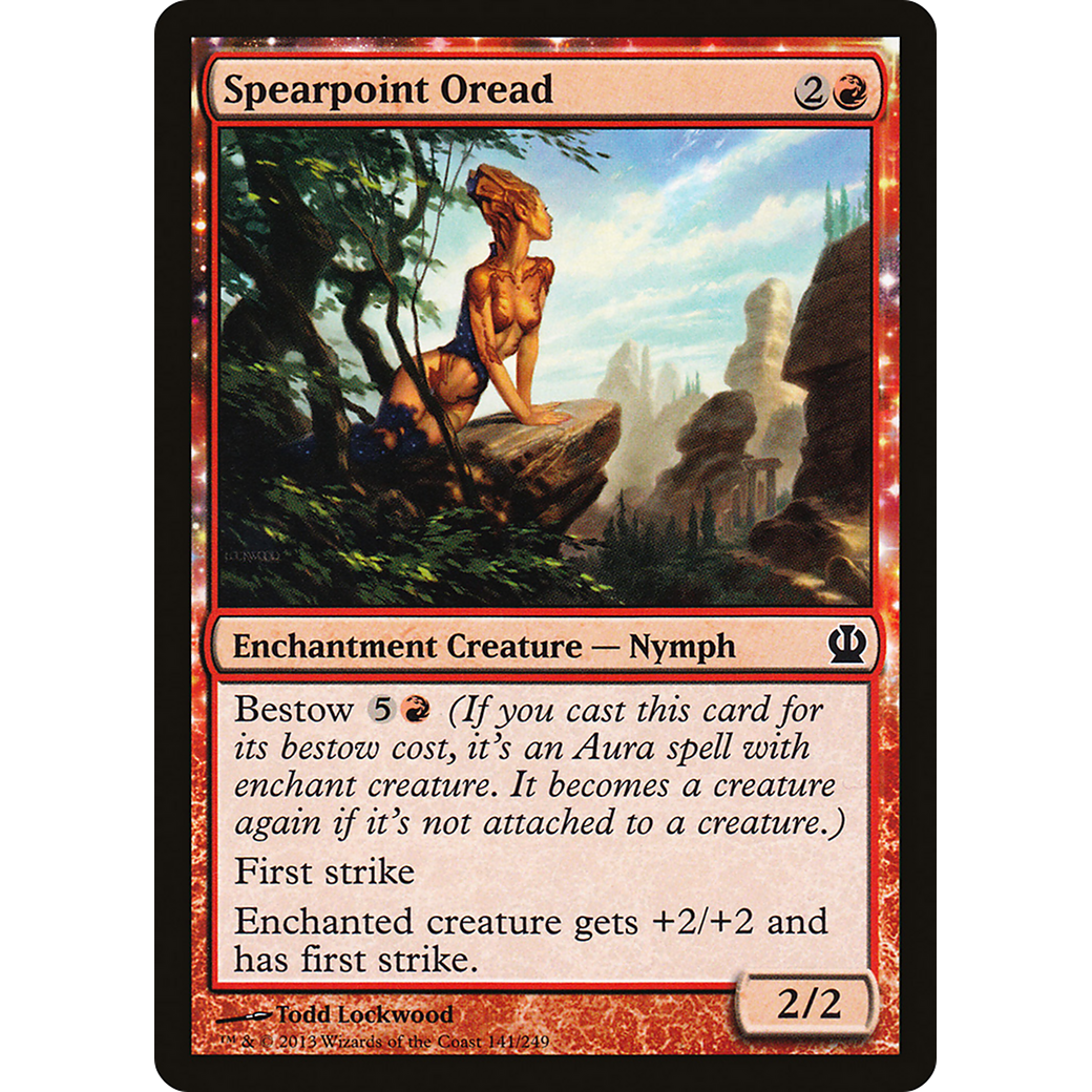Spearpoint Oread (THS-141) - Theros: (enchantment)