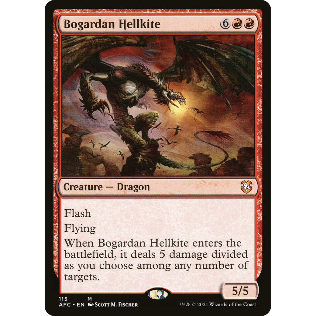 Bogardan Hellkite (AFC-115) - Forgotten Realms Commander