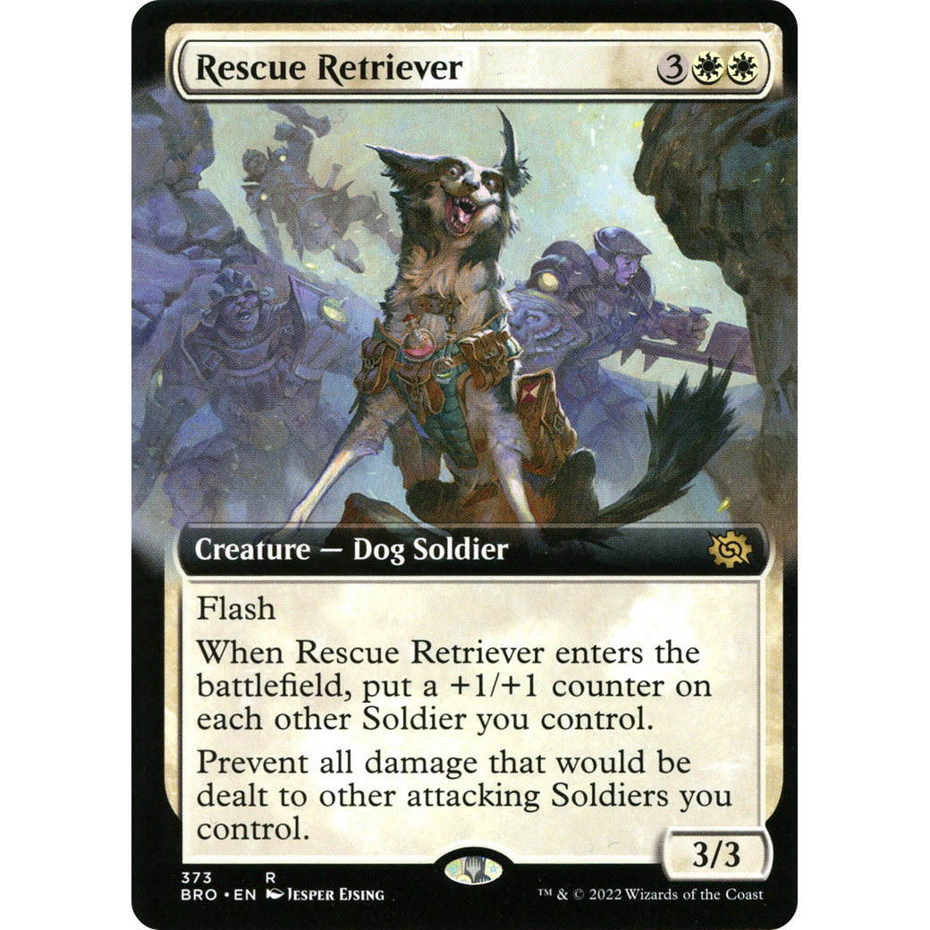 Rescue Retriever (Extended Art) (BRO-373) - The Brothers' War: (Extended Art)