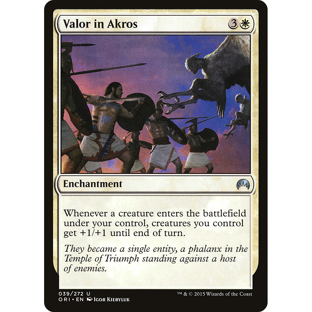 Valor in Akros (ORI-039) - Magic Origins