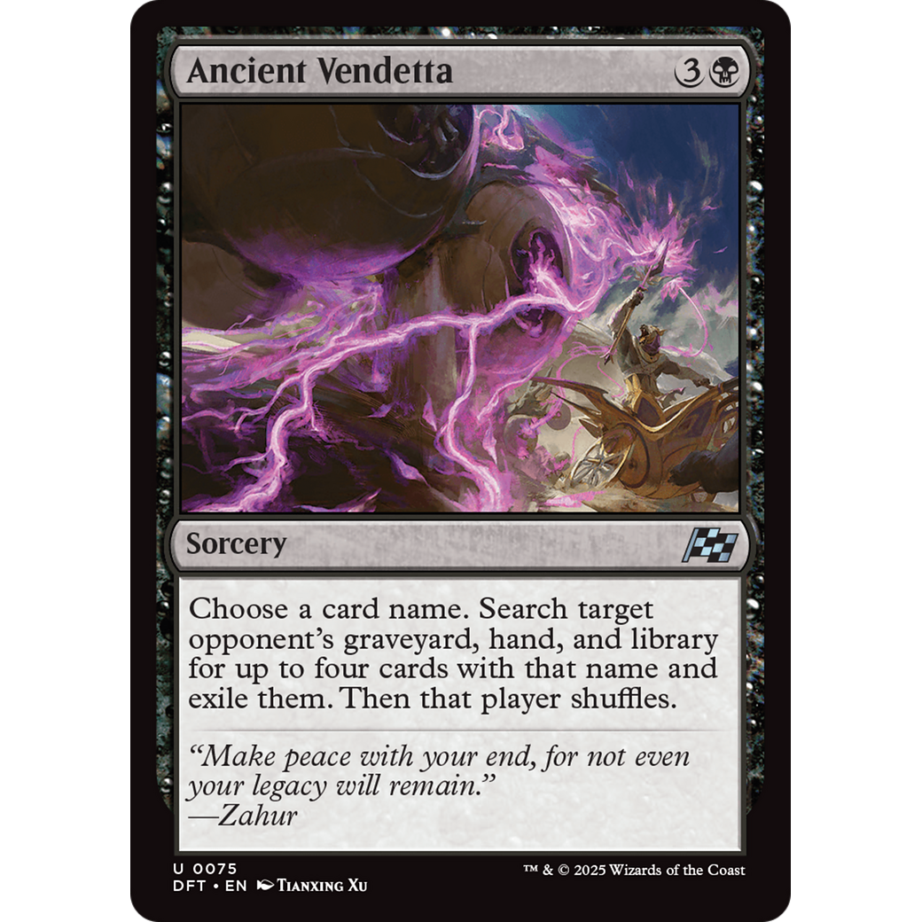 Ancient Vendetta (DFT-075) - Aetherdrift Foil