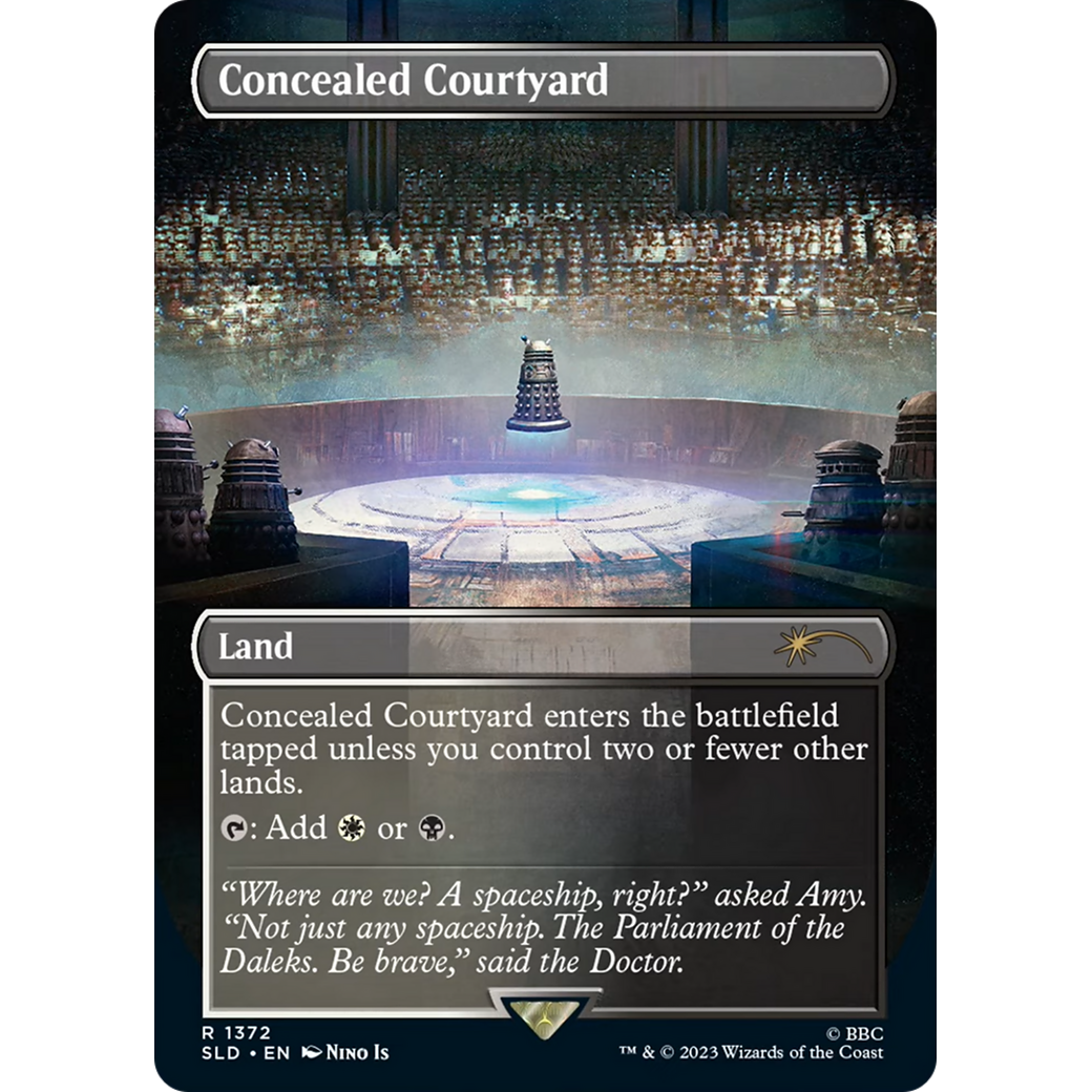 Concealed Courtyard (SLD-1372) - Secret Lair Drop (Borderless) Foil