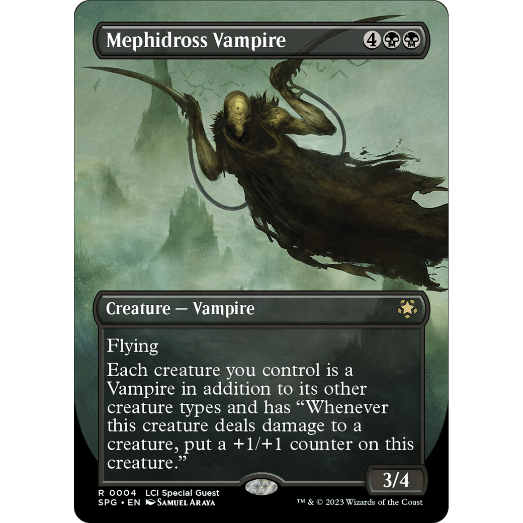 Mephidross Vampire (Borderless) (SPG-004) - Special Guests (Borderless) Foil