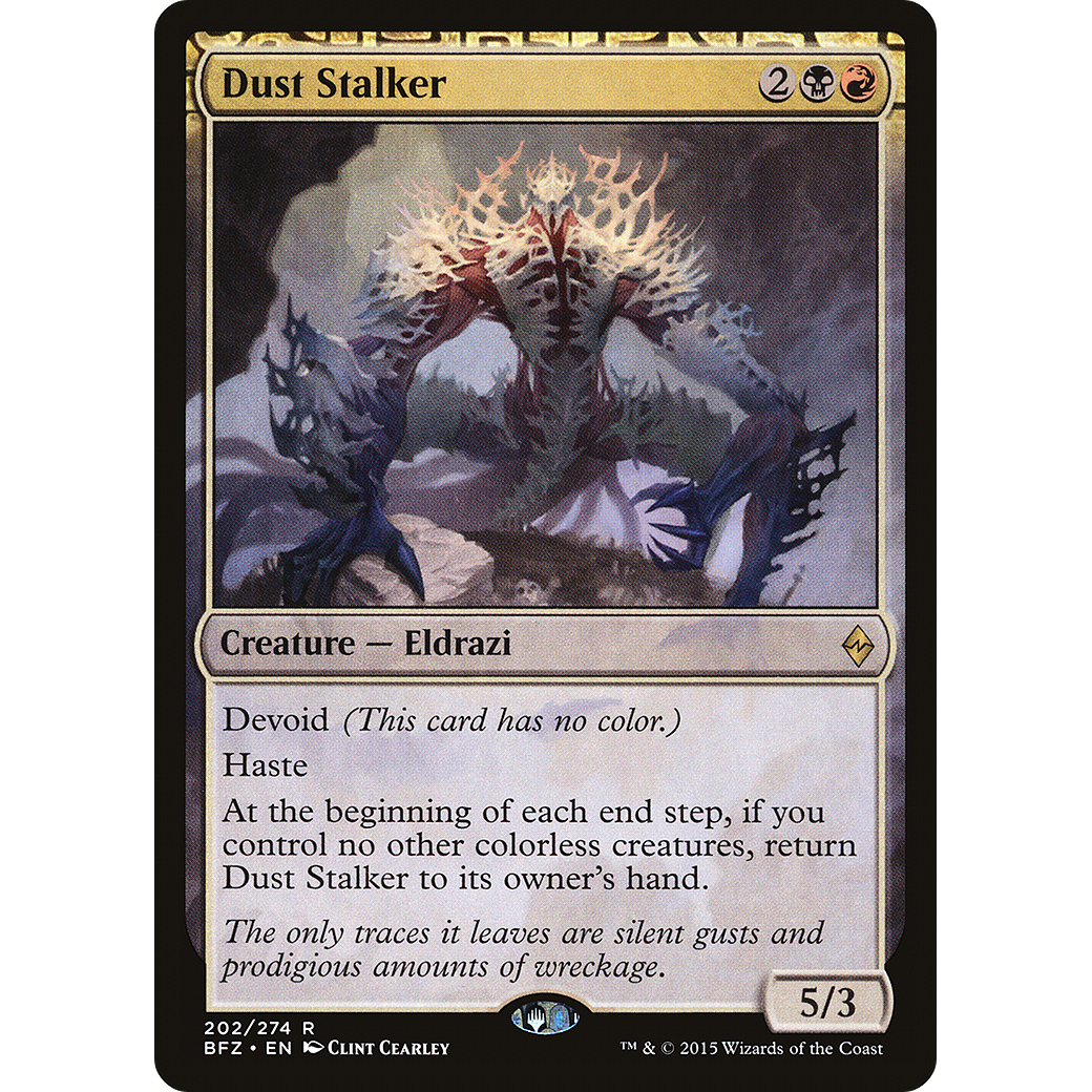 Dust Stalker (BFZ-202) - Battle for Zendikar: (devoid)