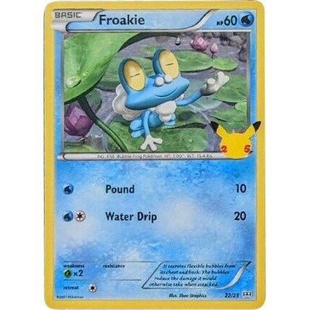 Froakie - 22/25 22/25 - McDonalds 25th Anniversary Promos