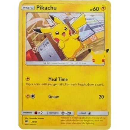 Pikachu - 25/25 25/25 - McDonalds 25th Anniversary Promos