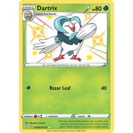 Dartrix SV002/122 - Shining Fates Shiny Vault Holofoil