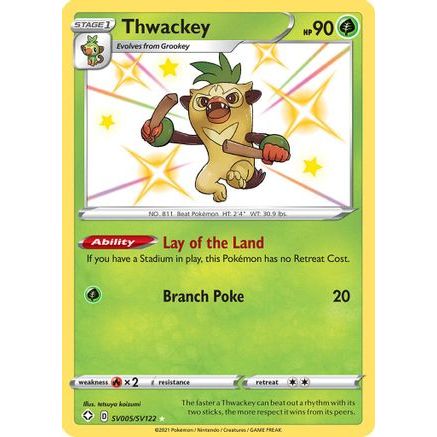 Thwackey SV005/122 - Shining Fates Shiny Vault Holofoil