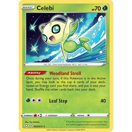 Celebi 3/72 - Shining Fates Reverse Holofoil