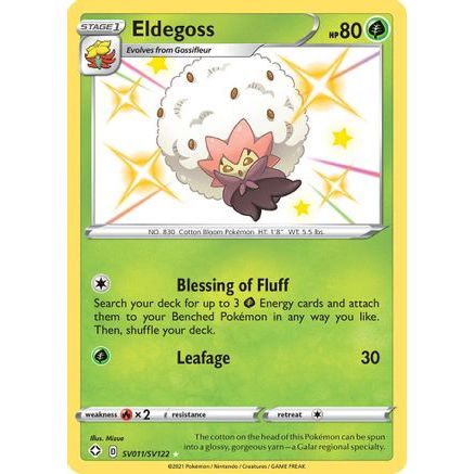 Eldegoss SV011/122 - Shining Fates Shiny Vault Holofoil
