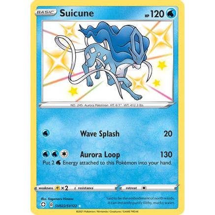 Suicune SV022/122 - Shining Fates Shiny Vault Holofoil
