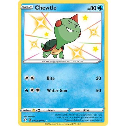 Chewtle SV028/122 - Shining Fates Shiny Vault Holofoil