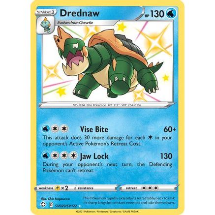 Drednaw SV029/122 - Shining Fates Shiny Vault Holofoil