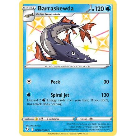 Barraskewda SV032/122 - Shining Fates Shiny Vault Holofoil