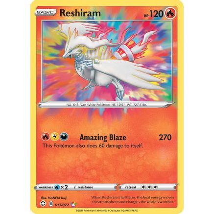 Reshiram 17/72 - Shining Fates Holofoil