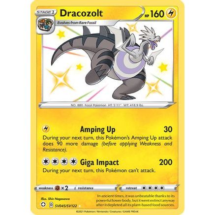 Dracozolt SV045/122 - Shining Fates Shiny Vault Holofoil