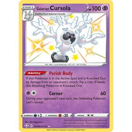 Galarian Cursola SV050/122 - Shining Fates Shiny Vault Holofoil