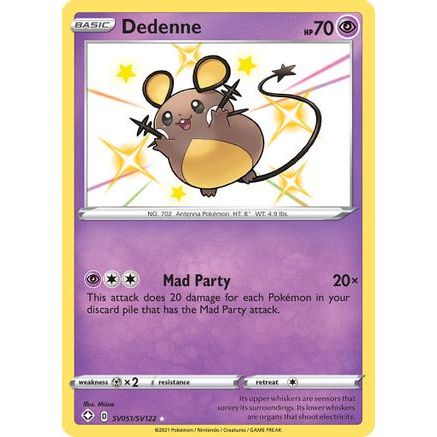 Dedenne SV051/122 - Shining Fates Shiny Vault Holofoil