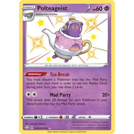 Polteageist SV053/122 - Shining Fates Shiny Vault Holofoil
