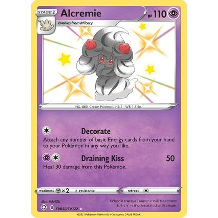 Alcremie SV058/122 - Shining Fates Shiny Vault Holofoil
