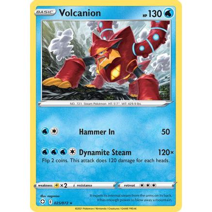 Volcanion 25/72 - Shining Fates Reverse Holofoil