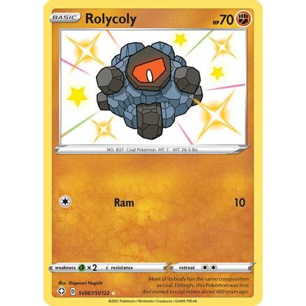 Rolycoly SV067/122 - Shining Fates Shiny Vault Holofoil