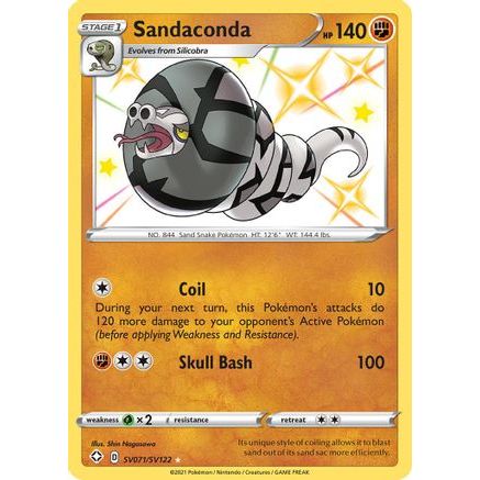 Sandaconda SV071/122 - Shining Fates Shiny Vault Holofoil